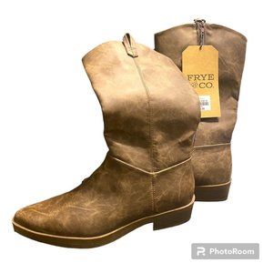 Frye‎ & Co Ivie Brown Mid-Calf Heeled Boots NWT Women's 9.5